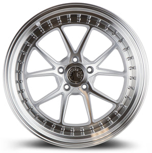 DS08 | Silver w/Machined Face | 19x11 | 5X114.3 | +22mm | CB73.1