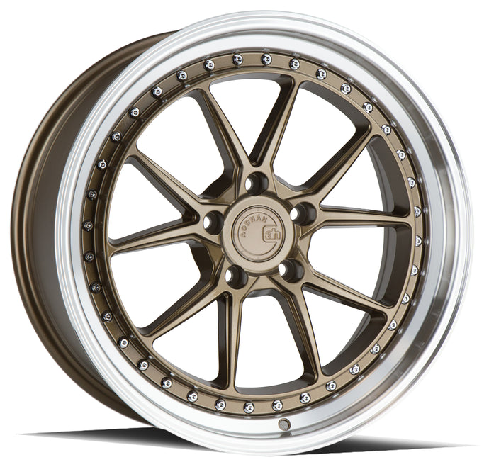 DS08 | Bronze w/Machined Lip | 19x8.5 | 5x114.3 | +35mm | CB73.1