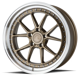 DS08 | Bronze w/Machined Lip | 19x8.5 | 5x114.3 | +35mm | CB73.1