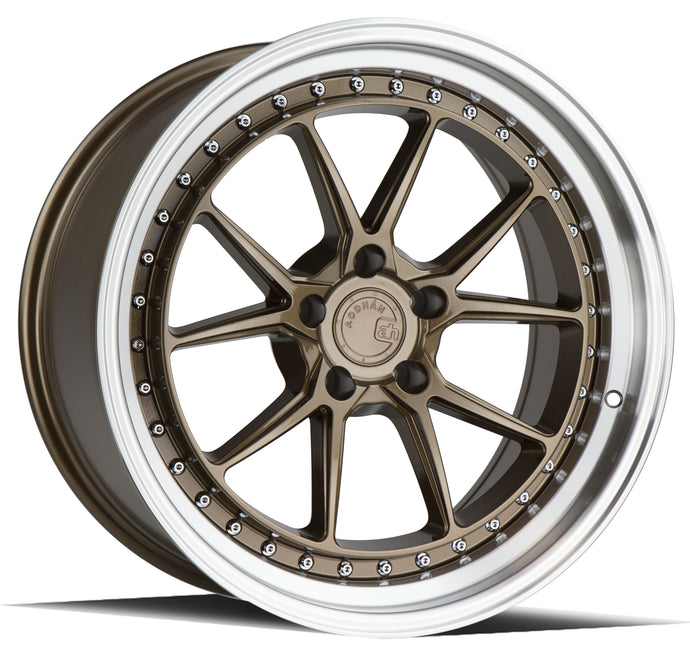 DS08 | Bronze w/Machined Lip | 19x9.5 | 5X114.3 | +22mm | CB73.1