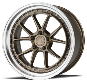 DS08 | Bronze w/Machined Lip | 19x9.5 | 5X114.3 | +22mm | CB73.1