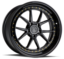 DS08 | Gloss Black W /Gold Rivets | 19x9.5 | 5X114.3 | +30mm | CB73.1