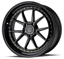 DS08 | Gloss Black W /Gold Rivets | 19x9.5 | 5X114.3 | +30mm | CB73.1