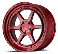 DS09 | Candy Red w/ (Chrome Rivets) | 18x8.5 | 5x114.3 | +35mm | CB73.1