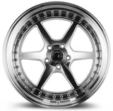 DS09 | Silver w/Machined Face | 19x11 | 5x114.3 | +22mm | CB73.1