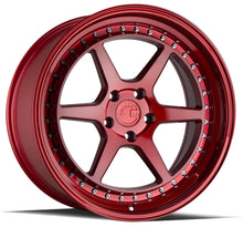 DS09 | Candy Red w/ (Chrome Rivets) | 18x9.5 | 5x114.3 | +15mm | CB73.1