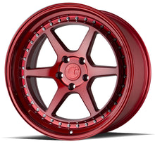 DS09 | Candy Red w/ (Chrome Rivets) | 18x9.5 | 5x114.3 | +15mm | CB73.1