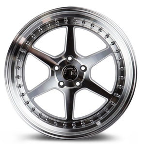 DS09 | Silver w/Machined Face | 18x9.5 | 5x114.3 | +15mm | CB73.1