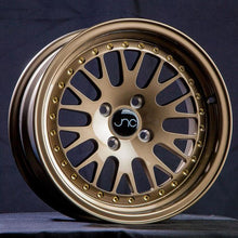 JNC001 Gloss Bronze | 17x9 | 5x100/5x114.3 | +20mm | CB: 73.1