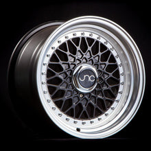 JNC004 | Matte Black Machined Lip | 16x8 | 4x100/4x114.3 | +25mm | CB: 73.1