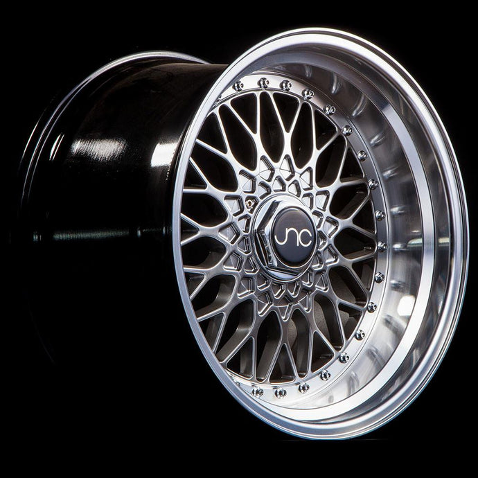JNC004 | Hyper Black Machined Lip | 18x8.5 | 5x100/5x114.3 | +30mm | CB: 73.1
