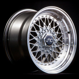 JNC004 | Gunmetal Machined Lip | 16x8 | 4x100/4x114.3 | +25mm | CB: 73.1