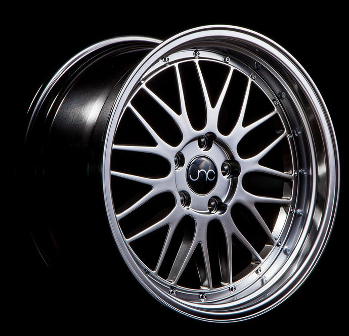 JNC005 | Hyper Black Machine Lip | 18x9 | 4x100/4x114.3 | +34mm | CB: 73.1