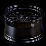 JNC005 | Black Gold Rivets| 17x8.5 | 4x100/4x114.3 | +30mm | CB: 73.1