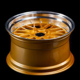 JNC005 | Gold Machined Lip | 19x8.5 | 5x120| +30mm | CB: 72.6