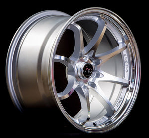 JNC006 | Silver Machined Face | 17x8 | 4x100/4x114.3 | +30mm | CB: 73.1
