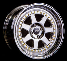 JNC048 | PLATINUM WITH GOLD RIVETS | 17x9 | 4x100 | +25mm | CB: 73.1