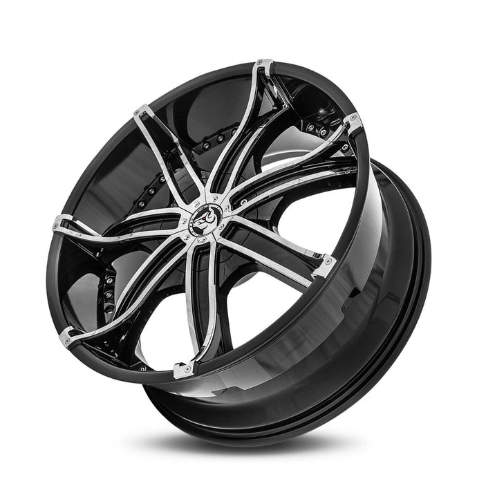 Diablo | Gloss Black | 22x8.5 | +38mm | CB73.1