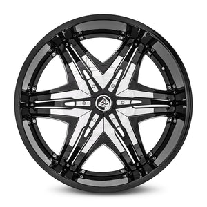 Diablo | Gloss Black | 26x10 | +30mm | CB78.1