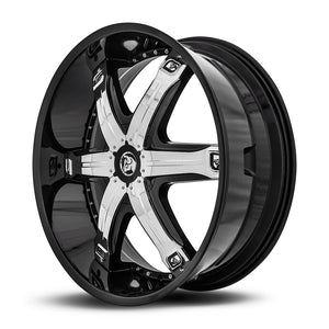 Diablo | Gloss Black | 26x10 | +15mm | CB78.1