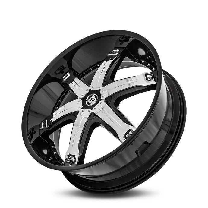 Diablo | Gloss Black | 26x10 | +15mm | CB78.1