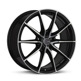 DRACO | Black Machined | 17x7.5 | 5x114.3 | +45mm | CB: 72.6