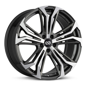 VORTEX5 | Anthracite Machined | 17x7.5 | 5x100 | +45mm | CB: 72.6