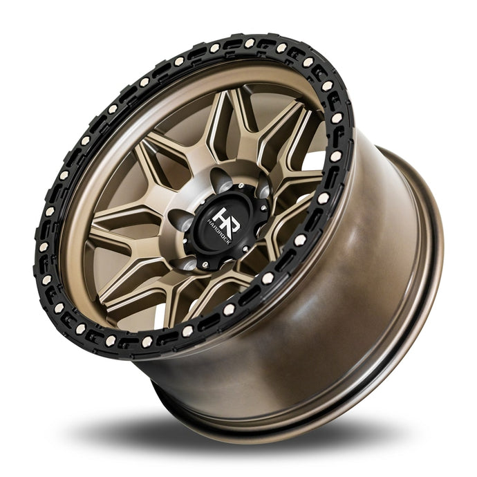 Hardrock | H105 | Matte Bronze-Black B/L | 17x9 | 5x127 | -12mm | CB78.1