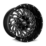 Hardrock | Attack | Gloss Black Milled | 20x12 | 5x127/139.7 | -51mm | CB87