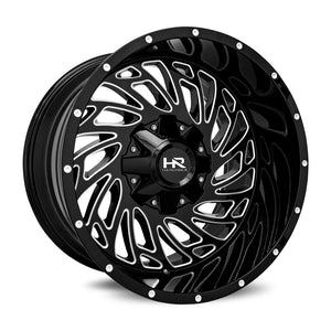 Hardrock | Attack | Gloss Black Milled | 20x12 | 5x127/139.7 | -51mm | CB87