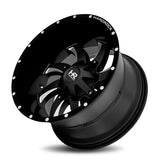 Hardrock | Devious | Gloss Black Milled | 20x12 | 6x135/139.7 | -44mm | CB108