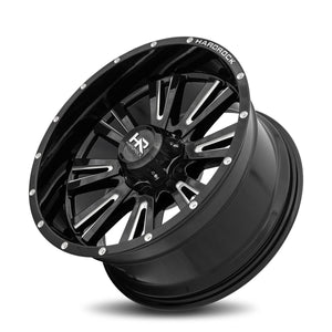 Hardrock | Spine XPosed | Gloss Black Milled | 20x10 | 5x150 | -19mm | CB110.3