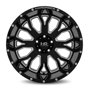 Hardrock | Slammer XPosed | Gloss Black Milled | 20x12 | 6x139.7 | -44mm | CB108