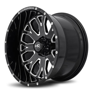 Hardrock | Slammer XPosed | Gloss Black Milled | 24x12 | 6x135 | -44mm | CB87.1