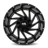 Hardrock | Crusher | Gloss Black Milled | 20x12 | 5x127/139.7 | -44mm | CB87