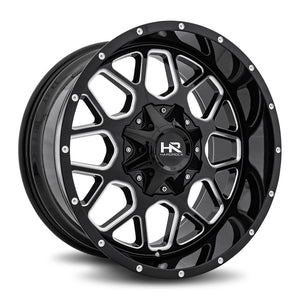 Hardrock | Gunner | Gloss Black Milled | 20x10 | 5x127/139.7 | -19mm | CB87