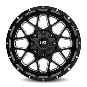 Hardrock | Gunner | Gloss Black Milled | 20x10 | 5x127/139.7 | -19mm | CB87