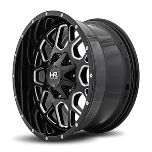Hardrock | Gunner | Gloss Black Milled | 20x10 | 5x127/139.7 | -19mm | CB87