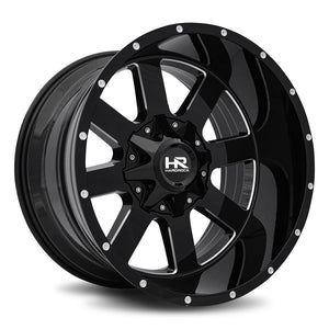 Hardrock | Tank | Gloss Black Milled | 20x12 | 5x150/139.7 | -44mm | CB110.3