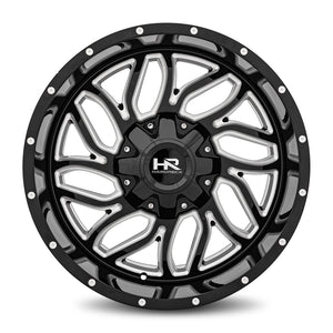 Hardrock | Destroyer | Gloss Black Milled | 20x10 | 6x135/139.7 | -19mm | CB108