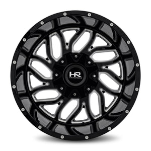 Hardrock | Destroyer | Gloss Black Milled | 20x12 | 5x127/139.7 | -51mm | CB87