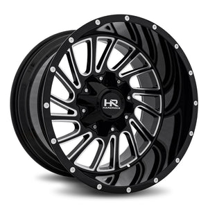 Hardrock | Overdrive | Gloss Black Milled | 20x12 | 5x127/139.7 | -51mm | CB87