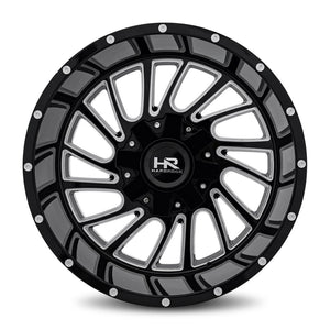 Hardrock | Overdrive | Gloss Black Milled | 20x12 | 5x127/139.7 | -51mm | CB87