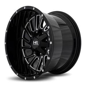 Hardrock | Overdrive | Gloss Black Milled | 20x12 | 5x127/139.7 | -51mm | CB87