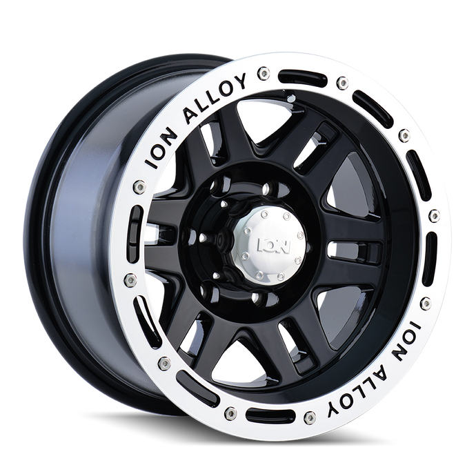 ION 133 | BLACK/MACHINED | 16x8 | 5x135 | -5mm