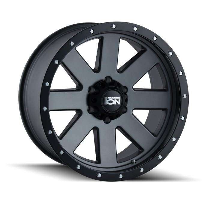 ION 134 | MATTE GUNMETAL/BLACK BEADLOCK | 20x9 | 8x165.1 | +18mm