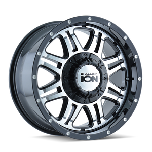 ION 186 | BLACK/MACHINED | 16x8 | 5x127/5x139.7 | +10mm
