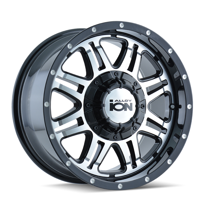 ION 186 | BLACK/MACHINED | 16x8 | 5x127/5x139.7 | +10mm