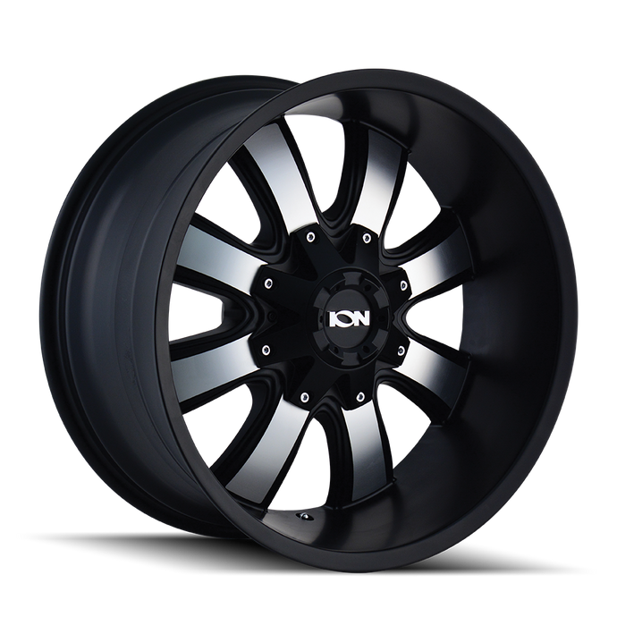 ION 189 | SATIN BLACK/MACHINED FACE | 20x9 | 5x139.7/5x150 | 0mm