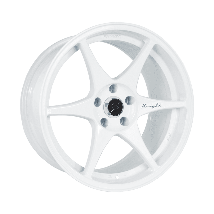 Stage Wheels Knight 17x9 +10mm 5x114.3 CB: 73.1 Color: White